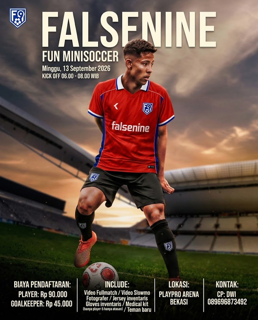 Koleksi jersey matchday Falsenine